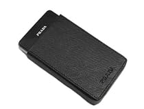 Genuine LG KE850 Prada Black Leather Pouch (Prada 1)