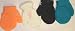 Set of Four Pairs of One Size Magic Stress Mittens for Infants Ages 0-1 Year with Cus...