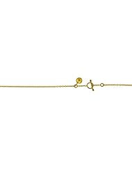 24Kt Cable 1.3mm Necklace 18 Inch