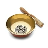 Singing Bowl,Black Lotus; Brass w/striker Singing Bowl,Black Lotus; Brass w/striker