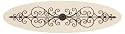 Elegant Metal Scroll Wall Decor Sculpture