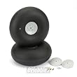 Du-Bro 600RV 6" Diameter Big Wheel (2-Pack)