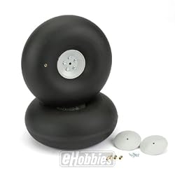 Du-Bro 600RV 6" Diameter Big Wheel (2-Pack)