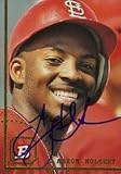 Aaron Holbert, St. Louis Cardinals, 1994 Bowman Autographed Card
