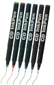 6 CD Marker Pens Permanent Waterbased Ink CD/DVD
