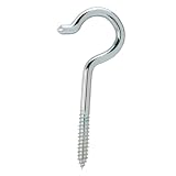 Crown Bolt 62537 Number 10 Zinc Plated Ceiling Hook, Silver, 6-Pack