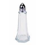 from Sussex Supplies Light House Salt Pepper Shaker Set Glass / Stainless Steel (Set of 2)