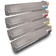 100% New Compatible Xerox Phaser 7400 Toner Cartridges Combo - 4pk (BCMY) for 7400DN 7400DT 7400DX 7400N