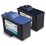 Lexmark 82 18L0032 & Lexmark 83 18L0042 Compatible Remanufactured 18L0860 Combo Pack - 1 Black & 1 Color Ink Cartridges