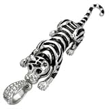Men's Stainless Steel Tiger Pendant