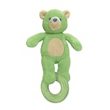 Green Sprouts Organic Terry Circus Animal Teether-Sage Bear