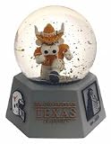 Texas Longhorns Musical Snow Globe with Collegiate Mascot