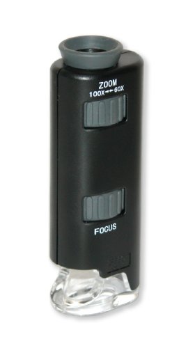 Carson MM-200 Carson Micromax LED 60X-100X LED Lighted Pocket Microscope