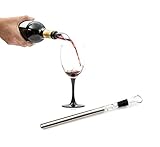 Wine Chiller Stick IMISI™ Wine Pourer Wine Air Aerator Pourer Spout Fastest 3-in-1 Stainless Steel Accessory Enhances Wine Flavor Rod, Drip-free Dripless Pour Spout Without Dilution Wine