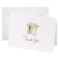 Contemporary Couple Wedding Thank You Cards