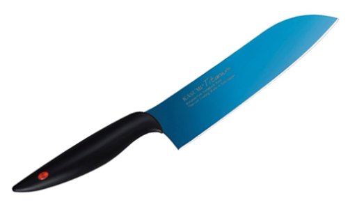 ReviewsChroma Kasumi Titanium coated 7 inch Santoku Knife Chroma Kasumi Titanium coated 7 inch Santoku Knife