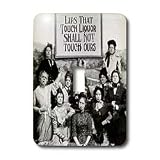 Taiche - Vintage Posters -Alcohol - Lips That Touch Liquor - prohibition poster, prohibition, humor, humour, funny, movie, thomas edison - Light Switch Covers - single toggle switch