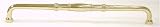 18 CTC Door Pull - Polished Brass