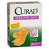 Curad Sensitive Skin Adhesive Bandages Assorted 30 ea Curad Sensitive Skin Adhesive Bandages Assorted 30 ea