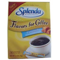 Splenda No Calorie Sweetener Flavor Blends for Coffee, Caramel - 30 Sticks by J&J HEALTHCARE.