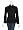 CHAIKEN Belle Zip Turtleneck Top in Black