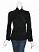 CHAIKEN Belle Zip Turtleneck Top in Black