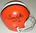 Leroy Kelly Autographed Cleveland Browns Mini Football Helmet with 