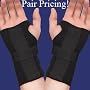 PAIR of Thermoskin Carpal Tunnel Braces with Dorsal Stay, Beige , Left & Right