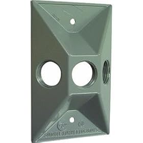 Hubbell Gray Outdoor Cover