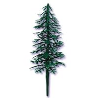 Evergreen Tree - 3 Inch Cake Decorating Pick - set of 6