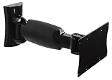 HQ Neigbare LCD Wandhalterung, 25 - 58 cm (10 - 23 Zoll), maximum Belastbarkeit 15 kg, Wandabstand 349 mm, mit Kabelabdeckung