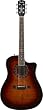 Fender T-BUCKET-300CE Dreadnought Acoustic-Electric Guitar, Flame Maple Top, 3 Tone Sunburst