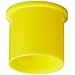 Kapsto 205 K 16 x 16 Ethylene Vinyl Acetate Protective Cap, Yellow, 16 mm Tube OD (Pack of 100)