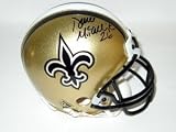 Deuce McAllister Autographed/Hand Signed New Orleans Saints Mini Helmet