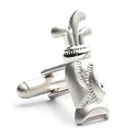 Golf Bag Golfer Golfing Cufflinks Cuff Links