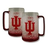 Indiana Hoosiers Freezer Mugs - 16 oz. Liquid Crystal