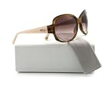 Christian Dior Women's Diorgranville1 Transparent Olive Tortoise / Matt Milk Frame/Brown To Violet Lens Plastic Sunglasses