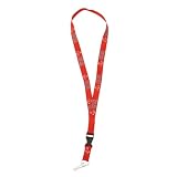 Boston Red Sox Lanyard / Removable Key Chain - Red