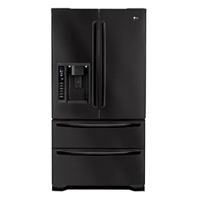 LG LMX25984SB 24.7 cu. ft. French Door Refrigerator - Black: Appliances