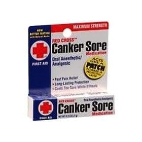 Click here to buy Red Cross Canker Sore Medication - 0.25 Oz by Red Cross.