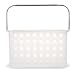 Plastic Storage Basket - Clear Frost - Small