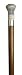 Walking Cane - Simulated antique scrimshaw Regency bulb handle-made of polymer resin. Handle is set on 1" diameter hardwood which tapers to 3/4". The shaft is 36" long with rubber tip. The shaft is available in walnut or black. picture