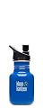 Klean Kanteen Stainless Steel 12 Ounce Water Bottle with 2.0 Sports Cap, Ocean Blue
