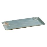 Grasslands Road Coastal Life Blue Starfish Coral Cheese Tray