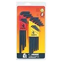 Bondhus 22199 Hex L-wrench Double Pack, Long Length, 12137 (.050-3/8-Inch) & 12199 (1.5-10mm)