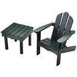 Childs Adirondack Chair and End Table-Color Natural