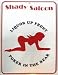 Liquor Up Front, Poker In Rear Parking Sign - PS012