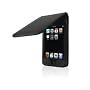 Luxury Black Genuine Leather Flip Case for iPod Touch 2nd & 3rd Generation 8GB / 16GB / 32GB / 64GB & Screen Protector