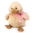 Russ Berrie Small 8" Diddy Duck With Pink Ribbon