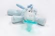 WubbaNub Infant Plush Toy Soothie Pacifier - Blue Pony
